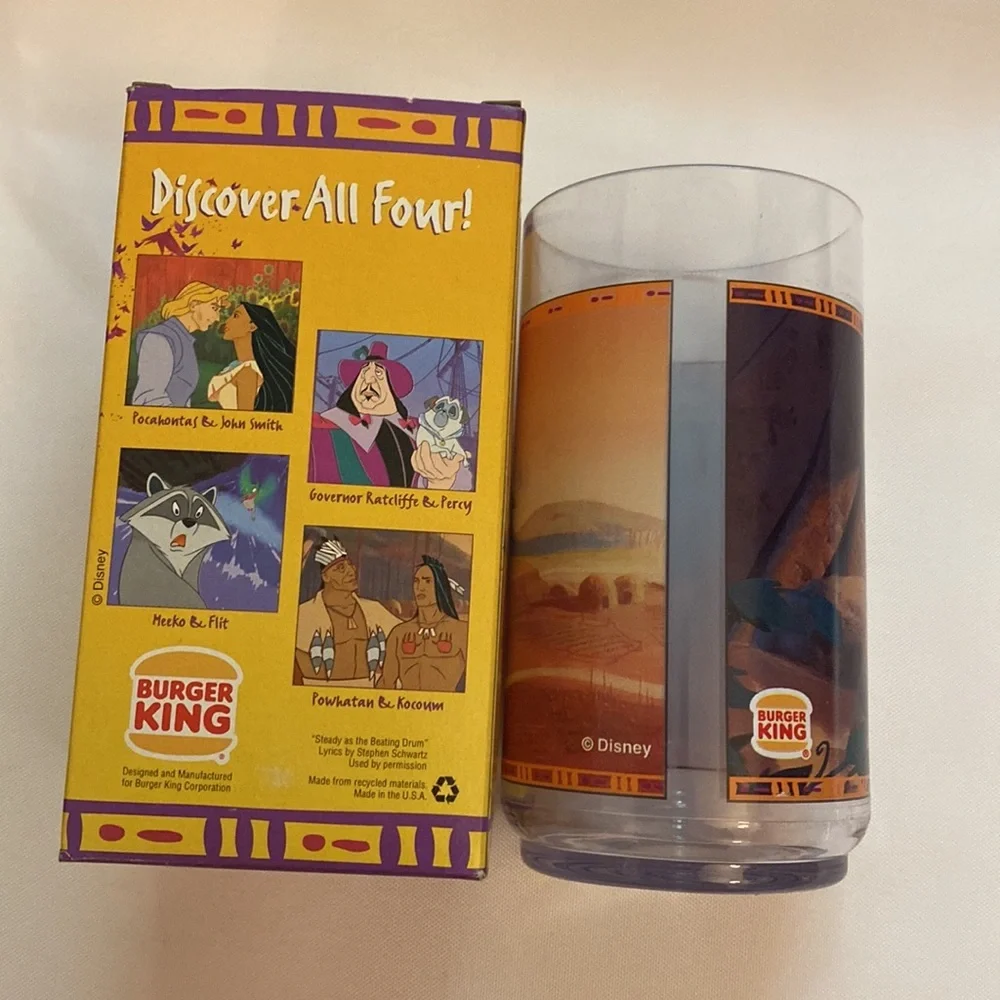Disney Pocahontas Colors of the Wild Collection Cup Powhatan & Kocoum